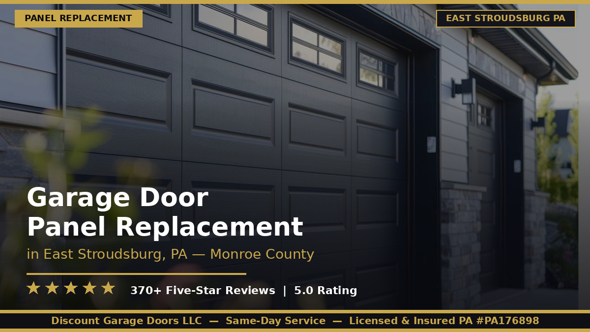 Garage Door Panel Replacement — East Stroudsburg, PA