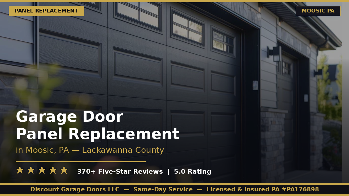 garage door panel replacement in moosic pa