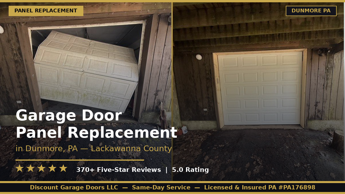Garage Door Panel Replacement — Dunmore, PA
