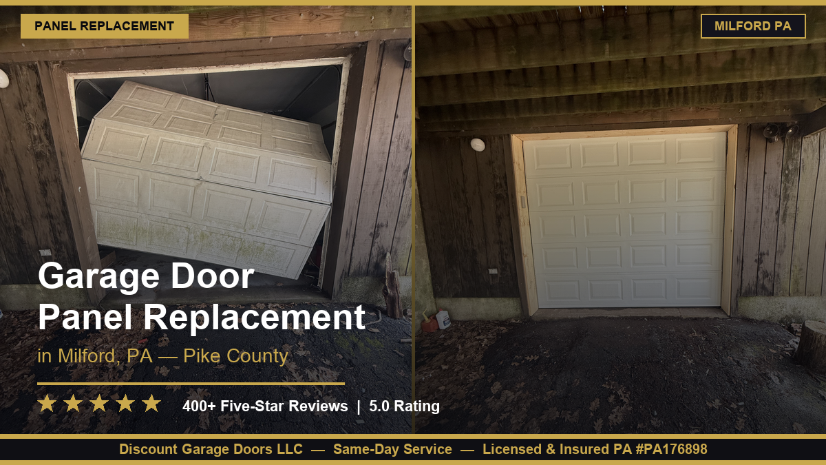 Garage Door Panel Replacement — Milford, PA