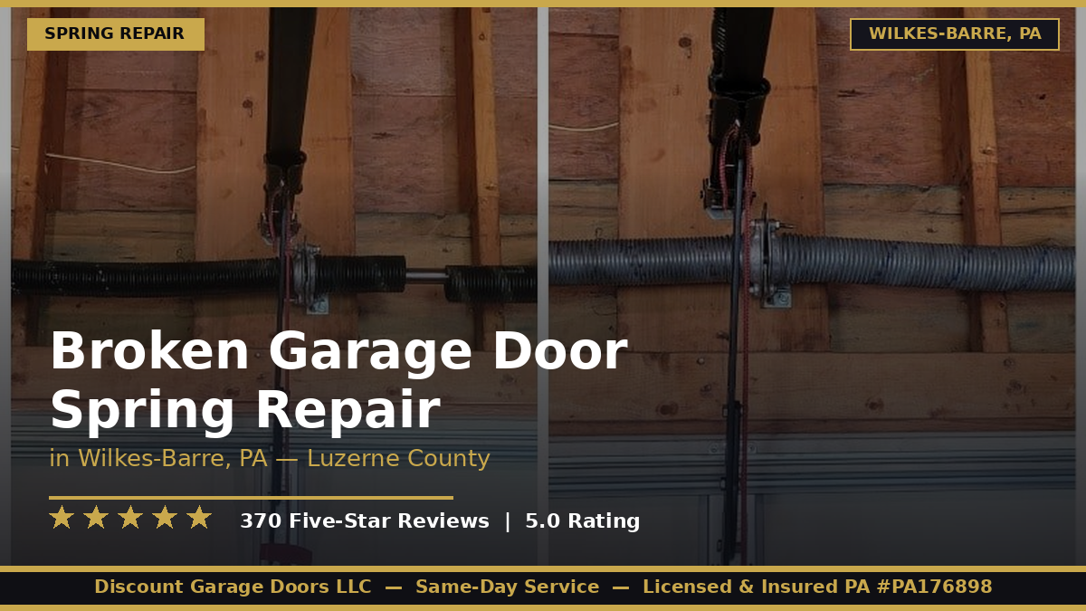 Broken Garage Door Spring Repair
