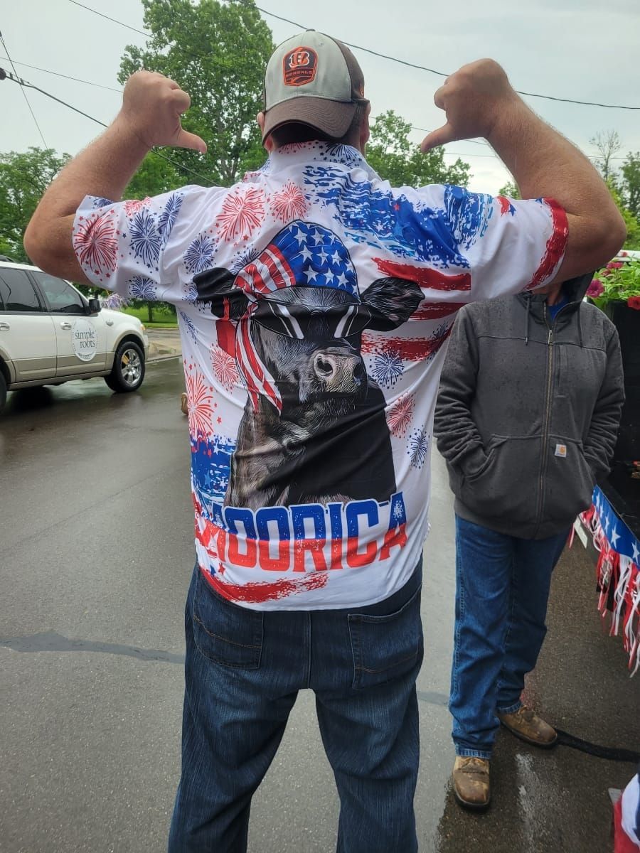 Garth at the July 4th parade