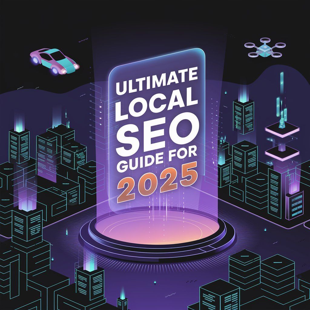 The cover of the ultimate local seo guide for 2025