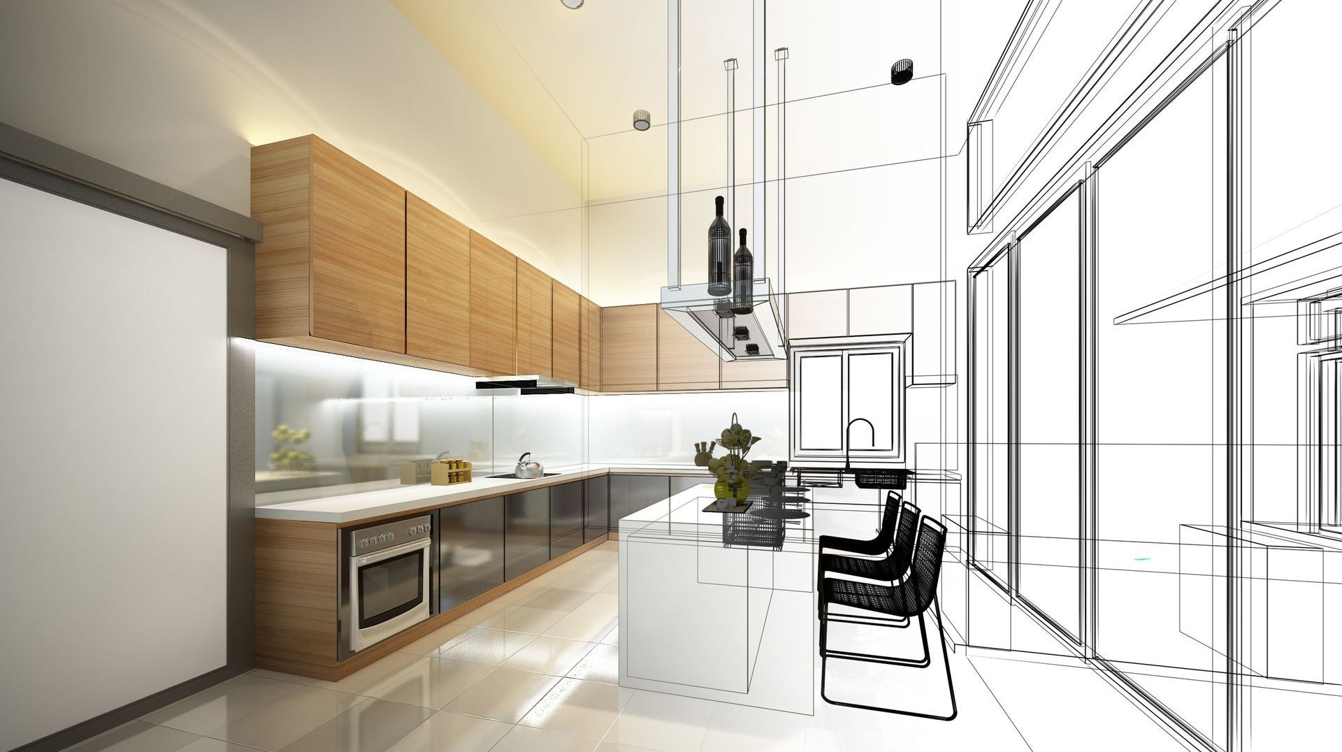 progettazione di cucine di design a Bologna