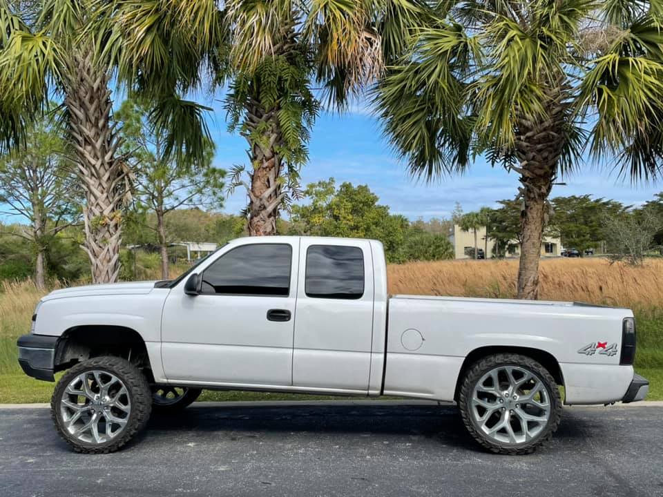 White Pick-Up Car Tinted Window — Fort Myers, FL — Qool Window Tinting