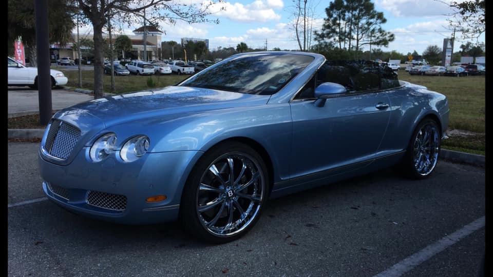 Blue Luxury Car — Fort Myers, FL — Qool Window Tinting