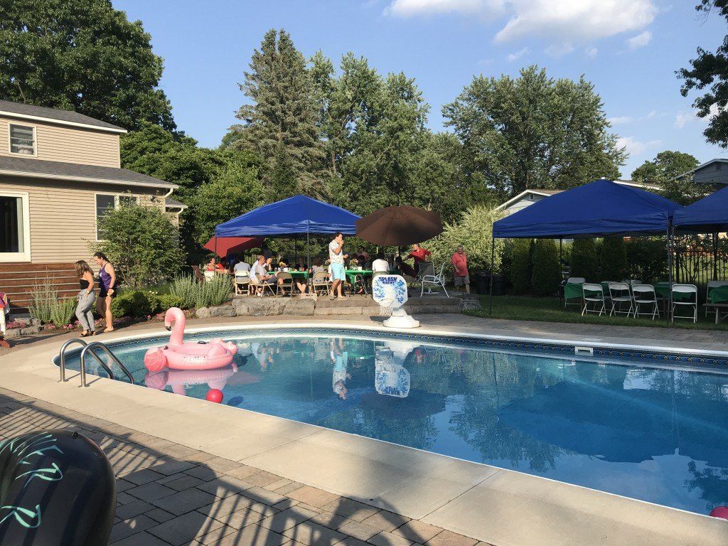 Syracuse inground pool design by Hunter Springs Landscape Artisans