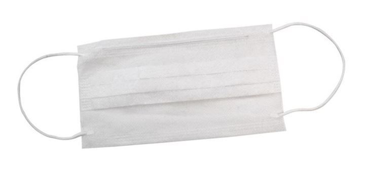 Máscara Descartável Com Dupla Camada Katy - 12 unidades