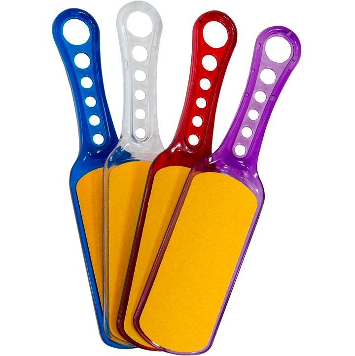 Lixa Plástica Crystal Reta Para Pés Katy