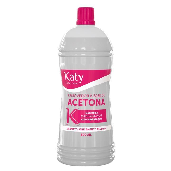 Removedor de Esmalte a Base de Acetona Katy - 500 ml