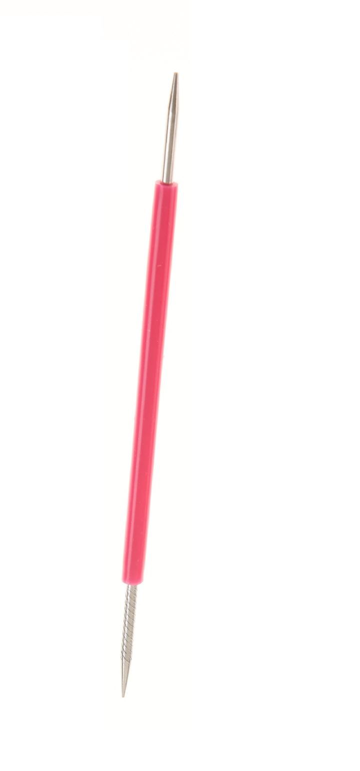 Palito de Unha Inox 2 Pontas Katy - Cabo de Silicone