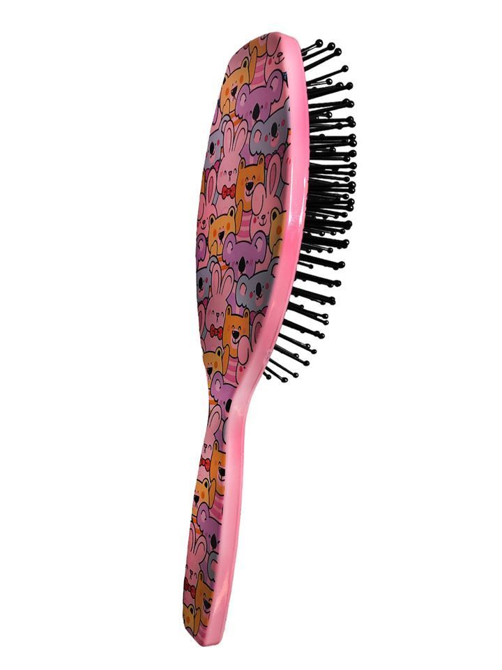 Escova Colors Oval Katy - Rosa Pelúcia