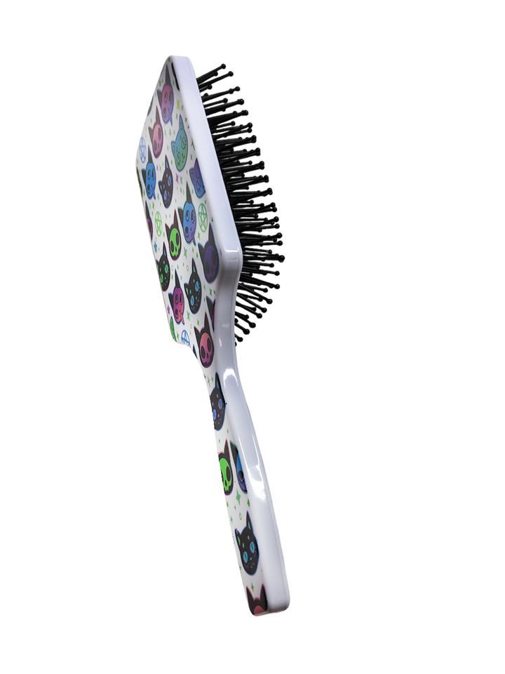 Escova Colors Quadrada Katy - Gatinho