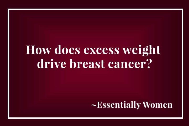 How Does Excess Weight Drive Breast Cancer