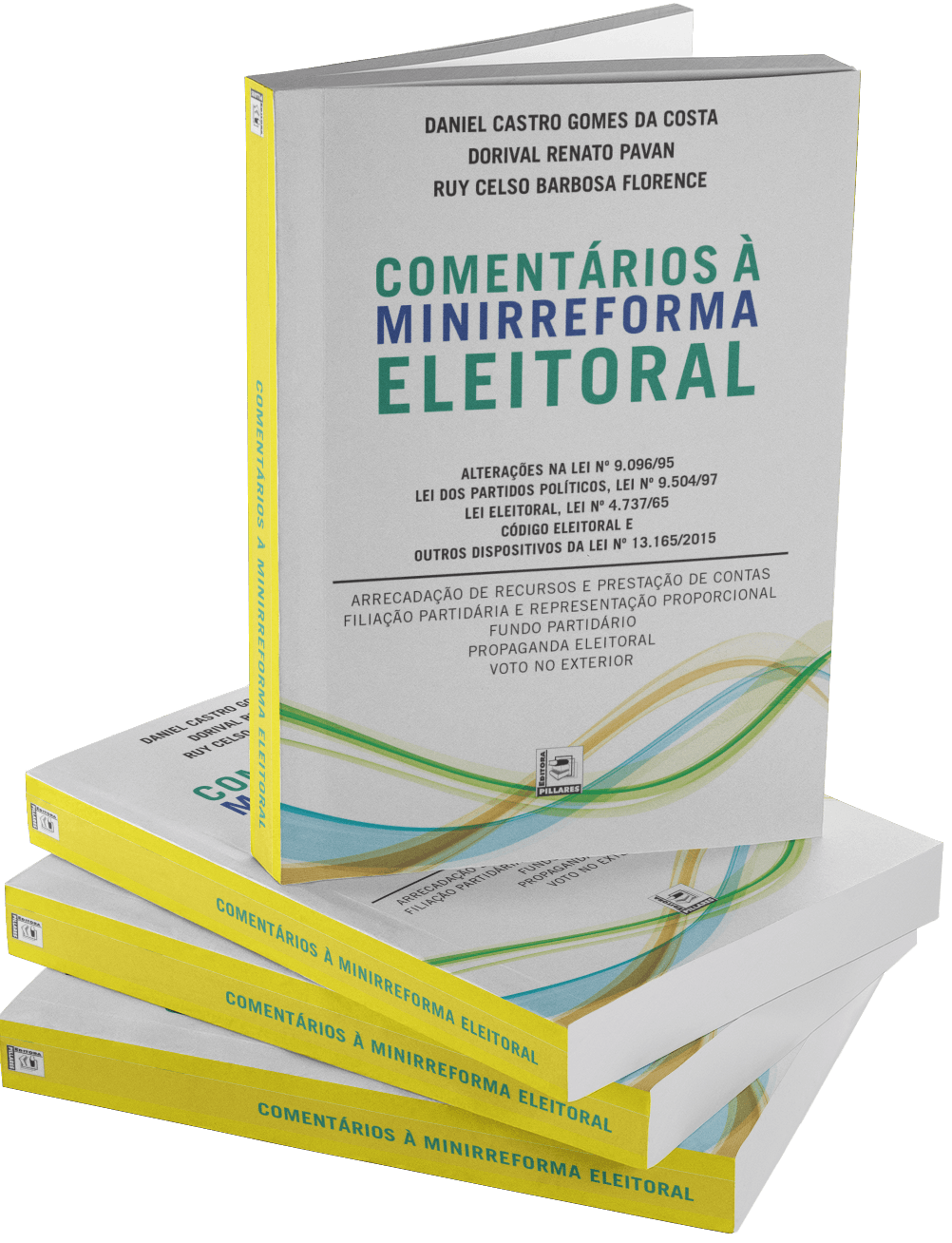 A stack of commentarios a minirreforma eleitoral books