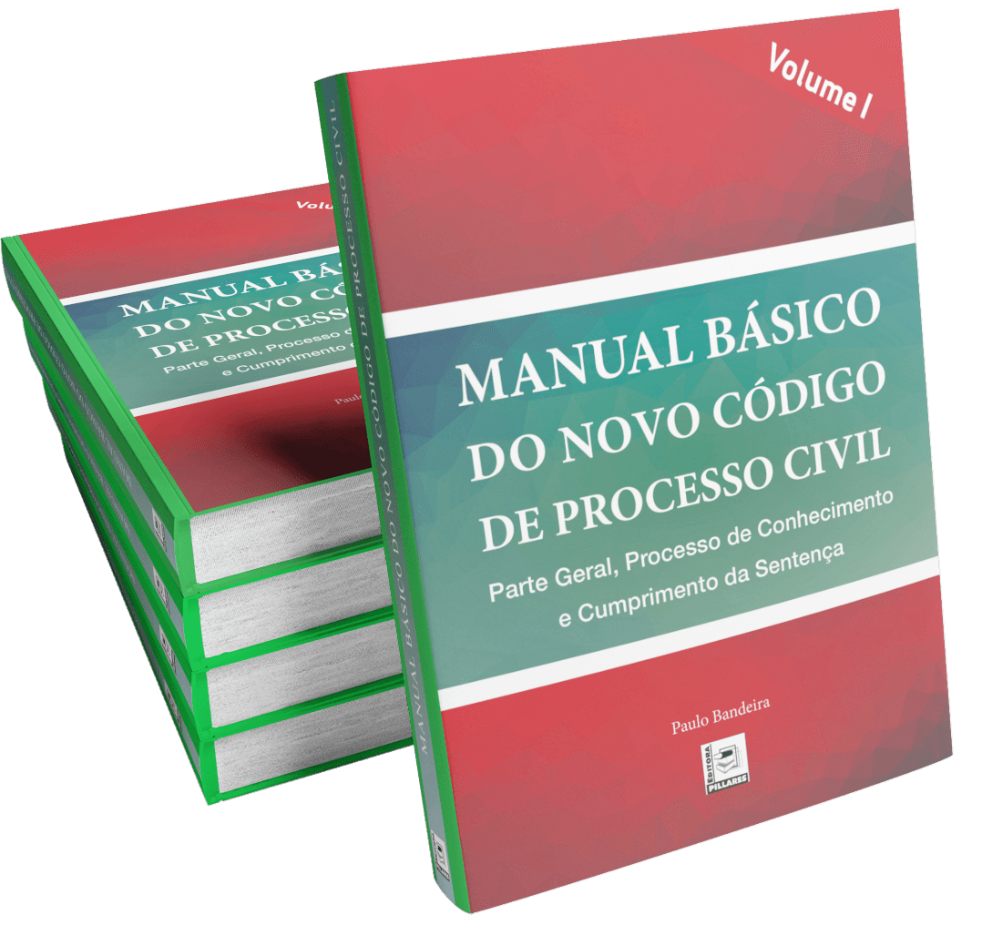 A book titled manual basico do novo código de processo civil