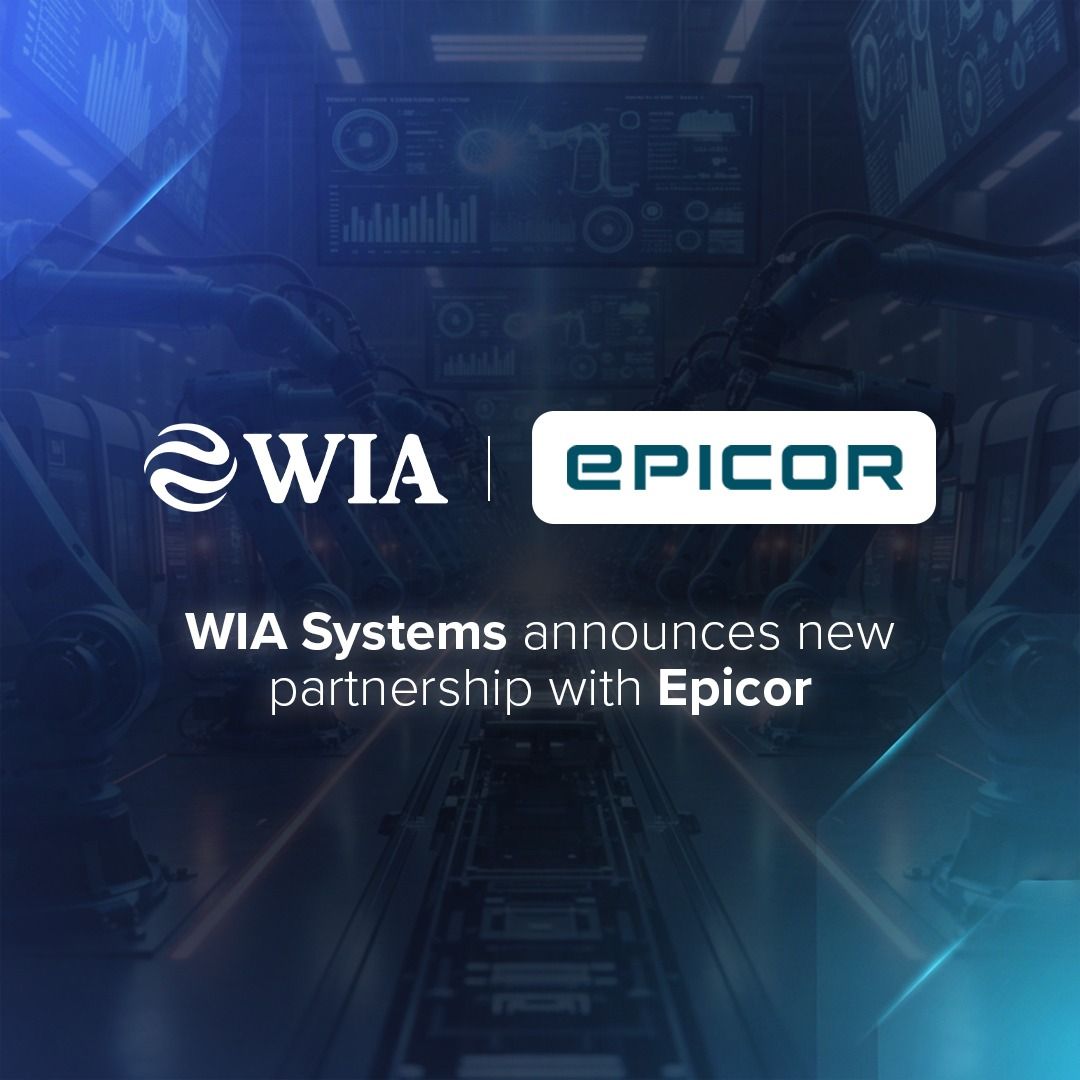 WIA Systems and Epicor partnership announcement banner