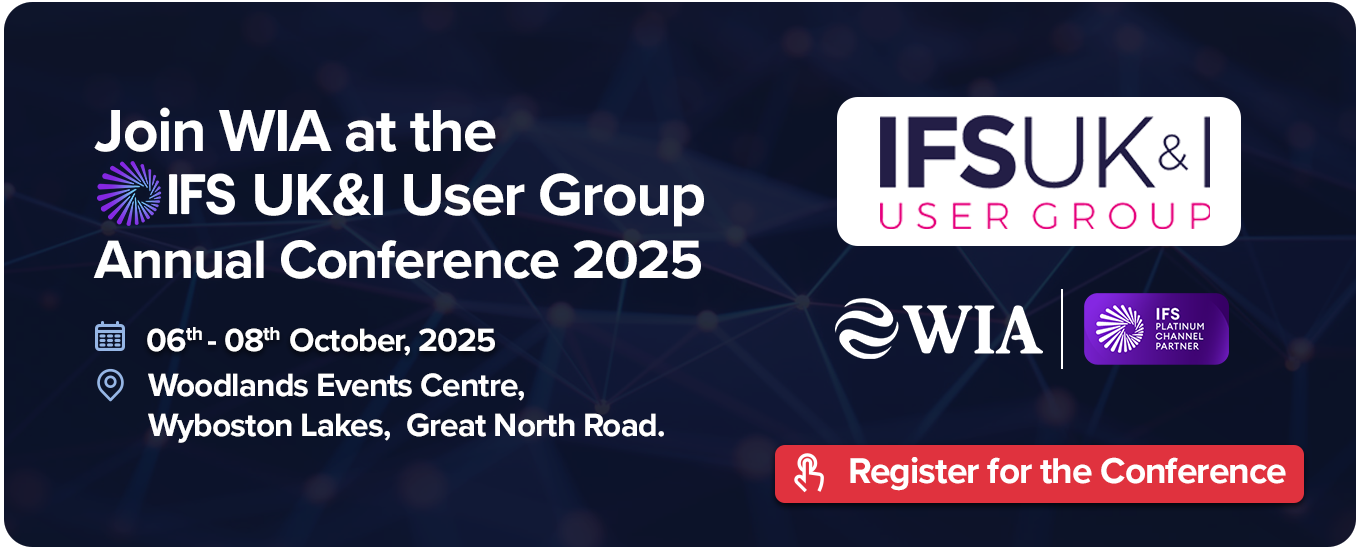 WIA Systems at IFS UK&I User Group Annual Conference 2025 – Driving innovation with IFS Cloud solutions