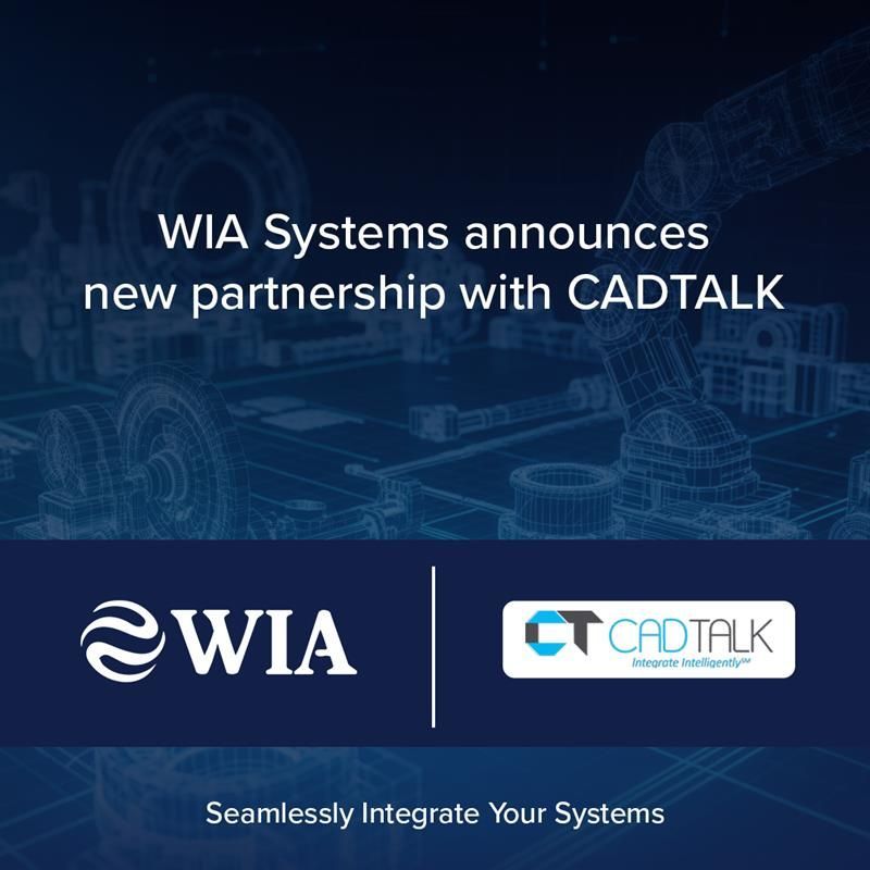 CADTalk partnership with WIA Systems for IFS CAD integration