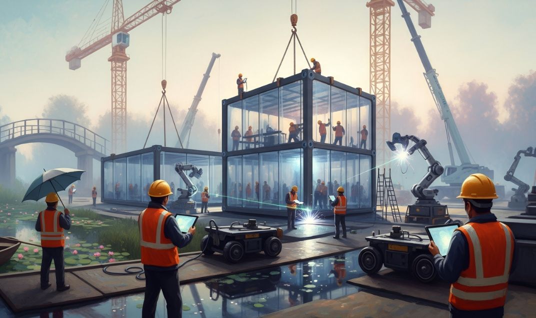 Construction and services teams using IFS Cloud 25R2 for real-time project costing, service dispatch automation, and improved ROI visibility.