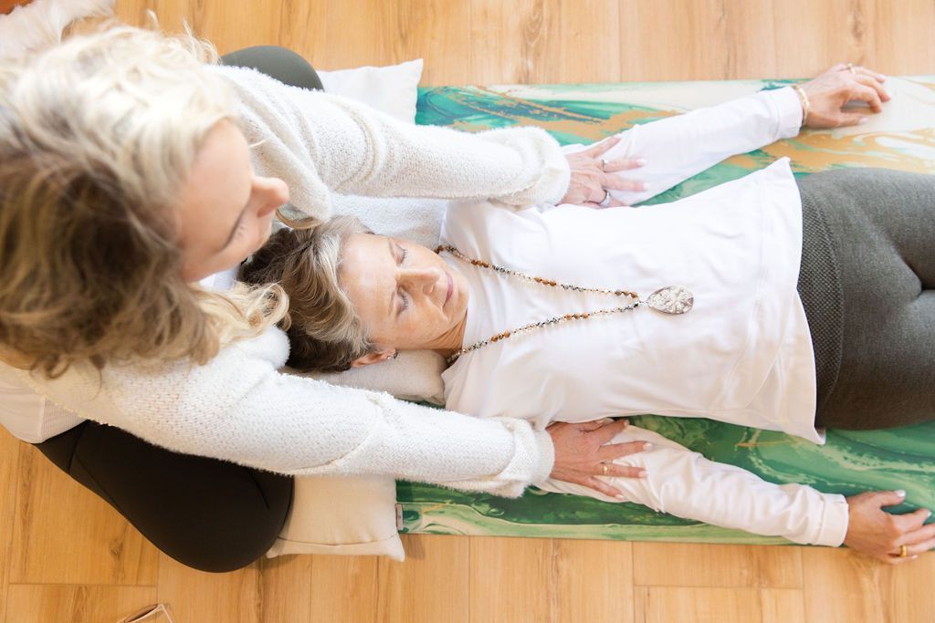 Personalized 1-1 Christian wellness session at Worthy + Wyld Wellness, focused on faith and healing.