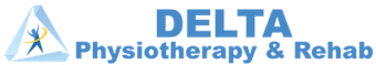 A logo for delta physiotherapy and rehab