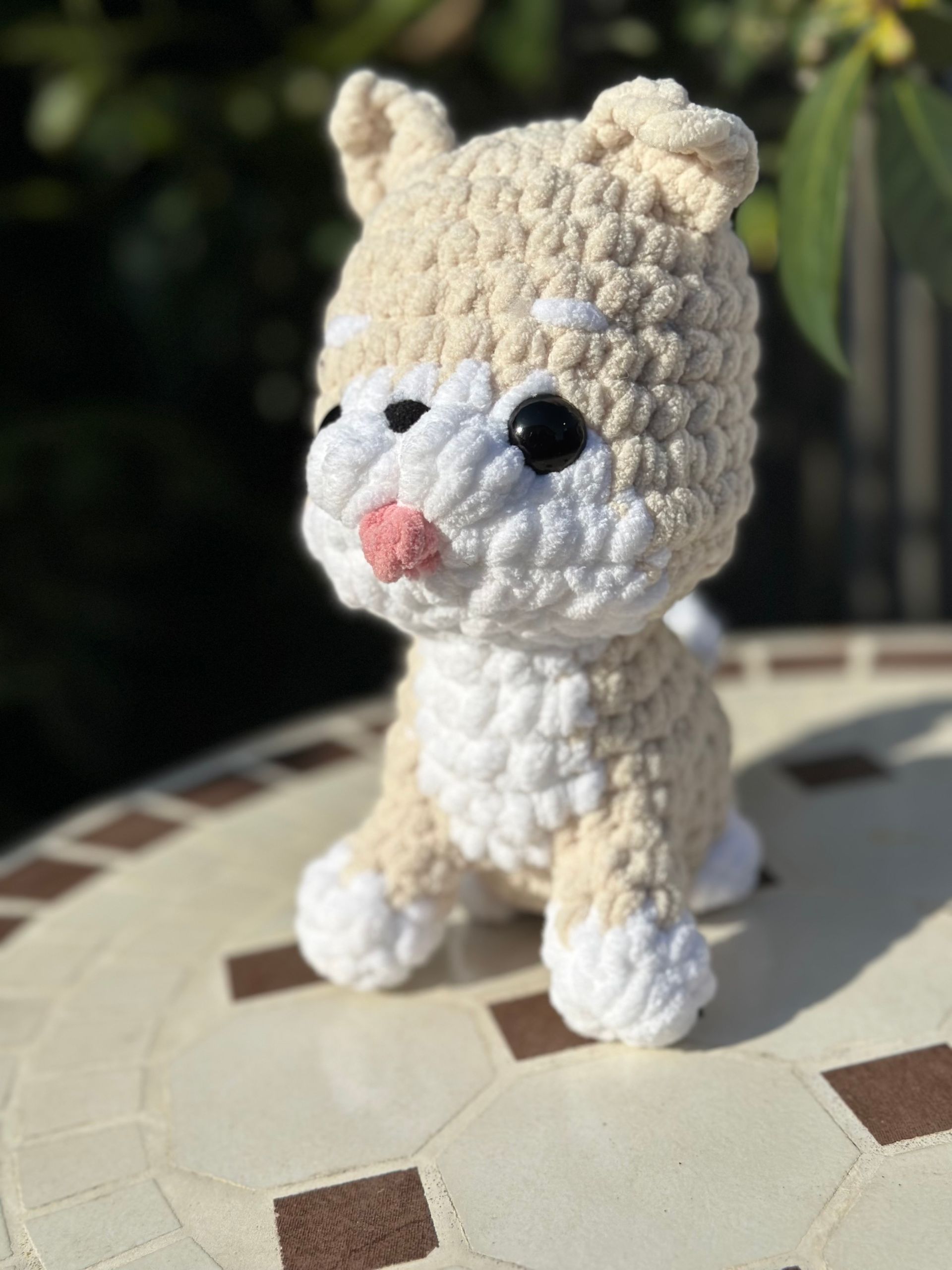 Handmade Sitting Shiba Inu Amigurumi Plushie