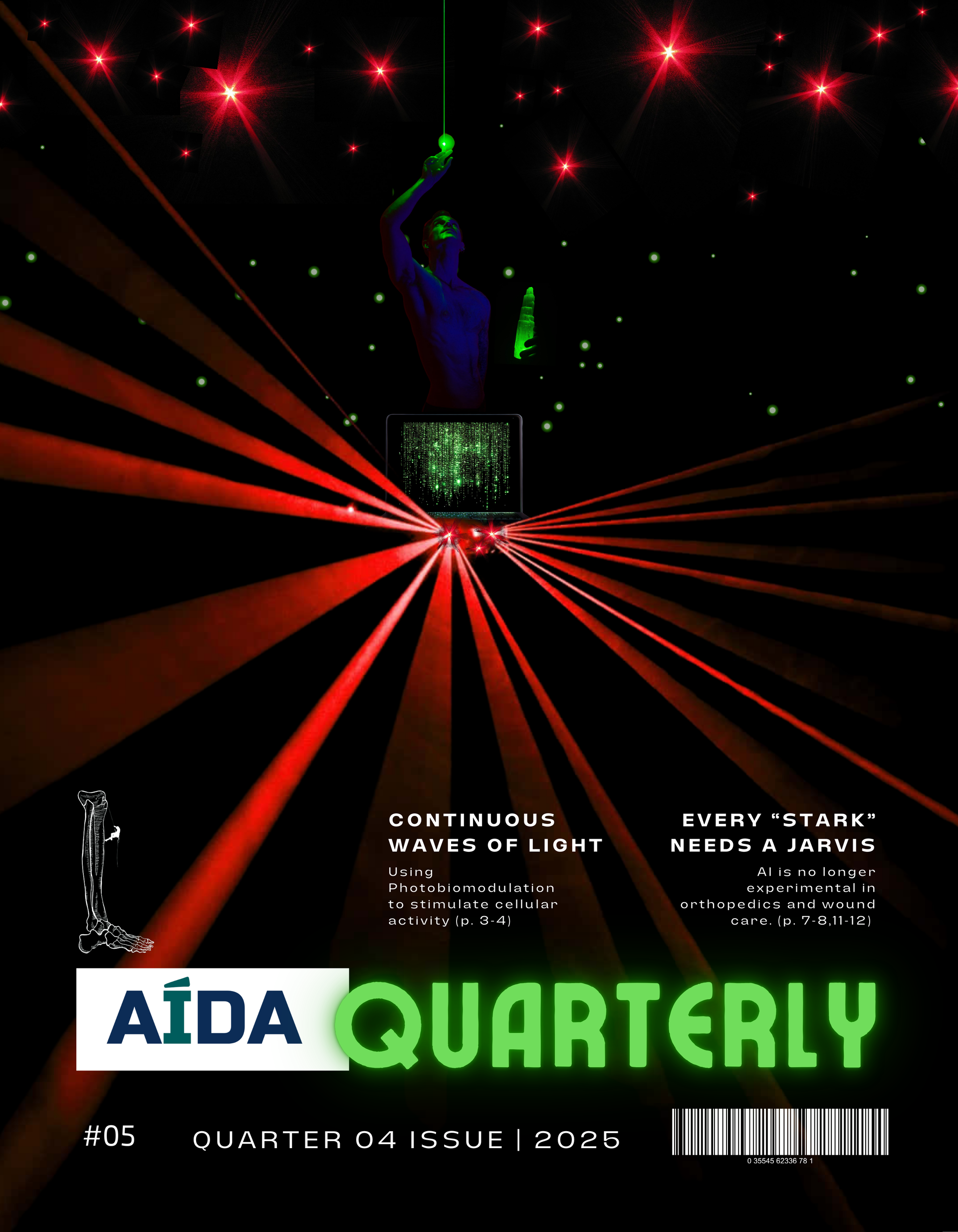 The CureWave from CureWave USA, Dr. Desmond Bell DPM, CWS, and multiple advancements in AI's involvement in medicine.