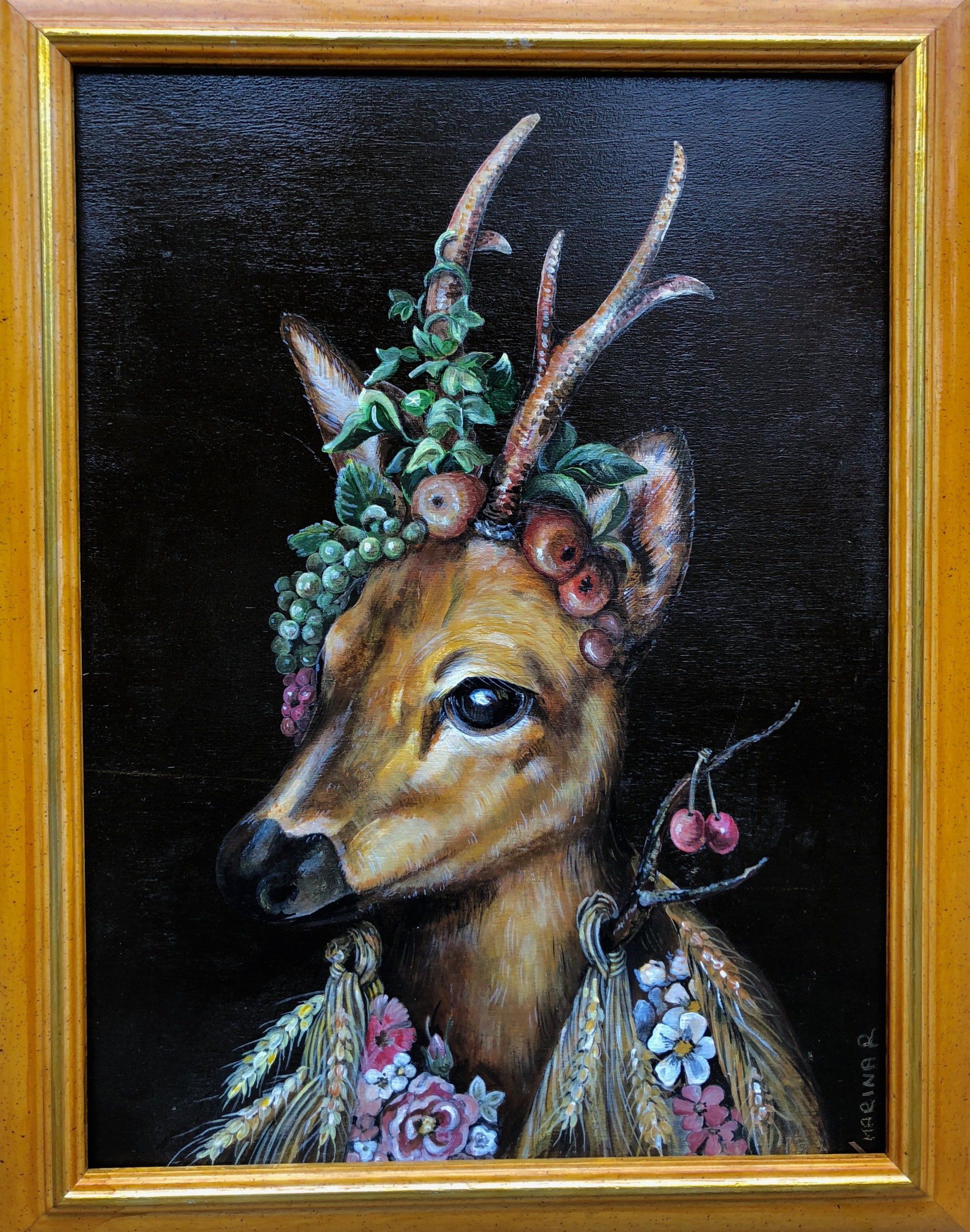 animali, cani, gatti, cavalli,  quadri, ritratti, dipinti, su misura, animali vestiti, oggetti, arredi, uova dipeinte, piatti, decorazioni, trompe, fiori, stencil, decoupage, carta, colla, matita, pennello, olio su tela , riviste, pubblicazioni, eventi, Marina Rigolone, artista, pittrice, decoratrice,