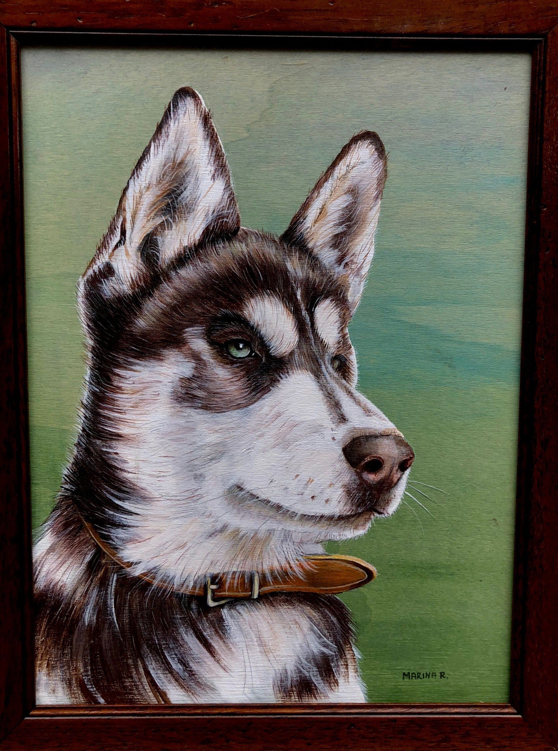 animali, cani, gatti, cavalli,  quadri, ritratti, dipinti, su misura, animali vestiti, oggetti, arredi, uova dipeinte, piatti, decorazioni, trompe, fiori, stencil, decoupage, carta, colla, matita, pennello, olio su tela , riviste, pubblicazioni, eventi, Marina Rigolone, artista, pittrice, decoratrice,