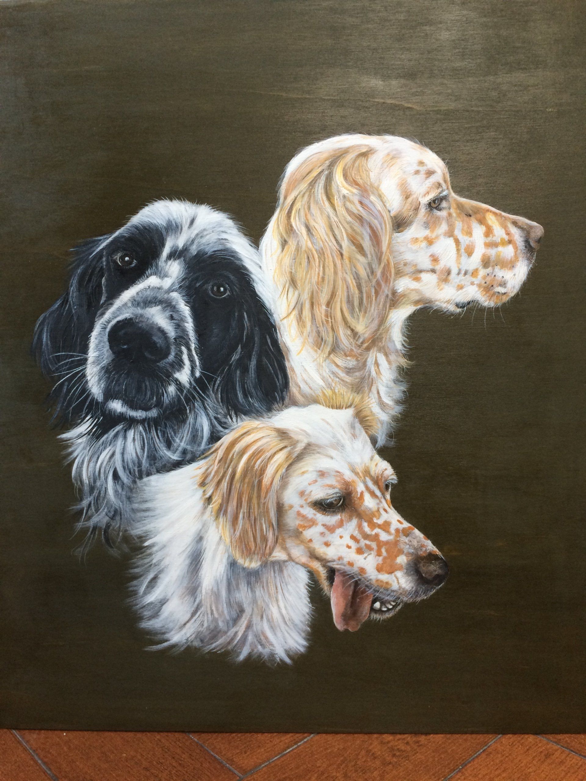 animali, cani, gatti, cavalli,  quadri, ritratti, dipinti, su misura, animali vestiti, oggetti, arredi, uova dipeinte, piatti, decorazioni, trompe, fiori, stencil, decoupage, carta, colla, matita, pennello, olio su tela , riviste, pubblicazioni, eventi, Marina Rigolone, artista, pittrice, decoratrice,