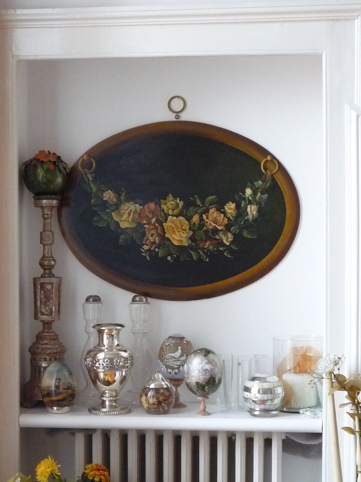 animali, cani, gatti, cavalli,  quadri, ritratti, dipinti, su misura, animali vestiti, oggetti, arredi, uova dipeinte, piatti, decorazioni, trompe, fiori, stencil, decoupage, carta, colla, matita, pennello, olio su tela , riviste, pubblicazioni, eventi, Marina Rigolone, artista, pittrice, decoratrice,