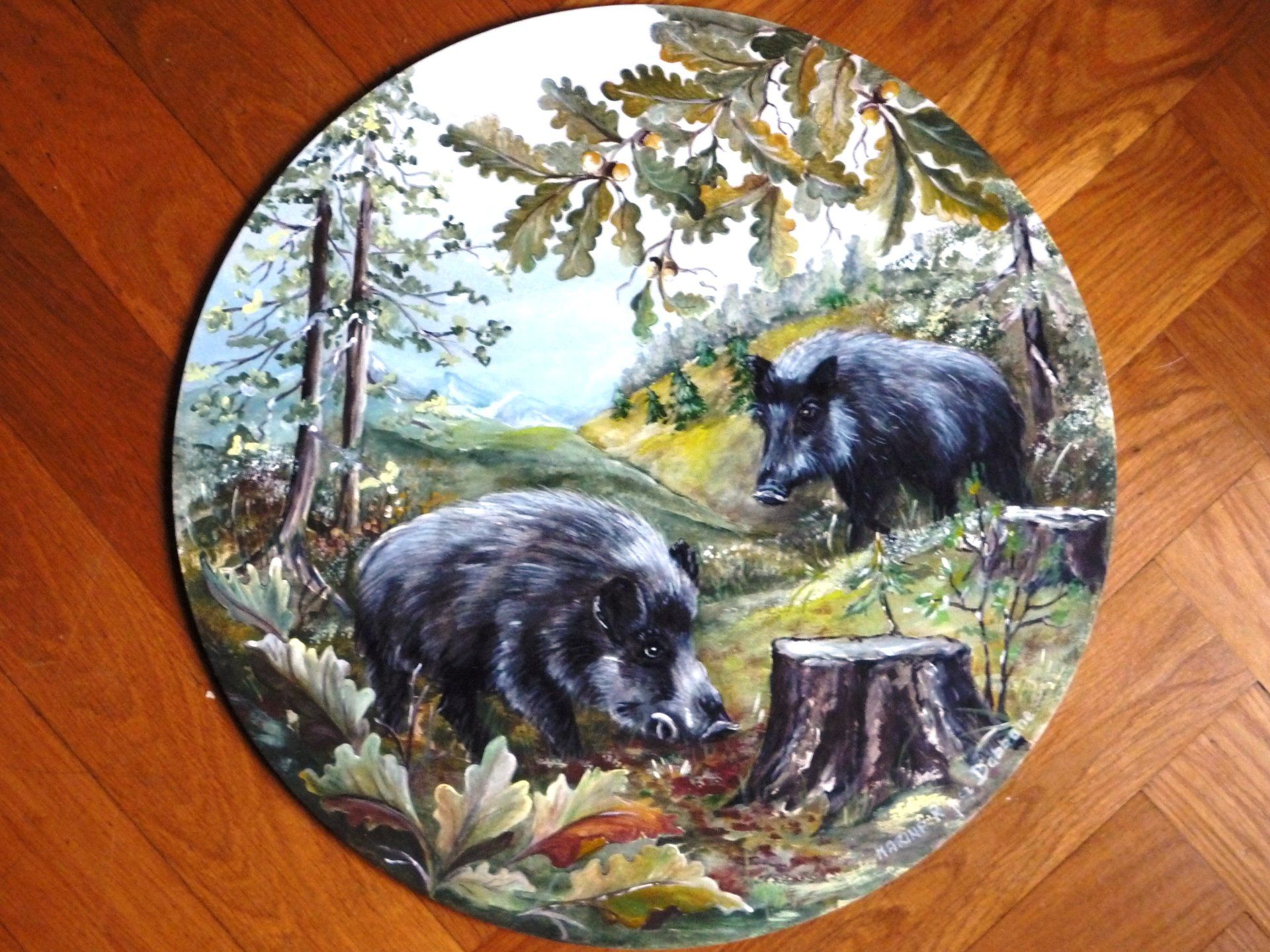 animali, cani, gatti, cavalli,  quadri, ritratti, dipinti, su misura, animali vestiti, oggetti, arredi, uova dipeinte, piatti, decorazioni, trompe, fiori, stencil, decoupage, carta, colla, matita, pennello, olio su tela , riviste, pubblicazioni, eventi, Marina Rigolone, artista, pittrice, decoratrice,