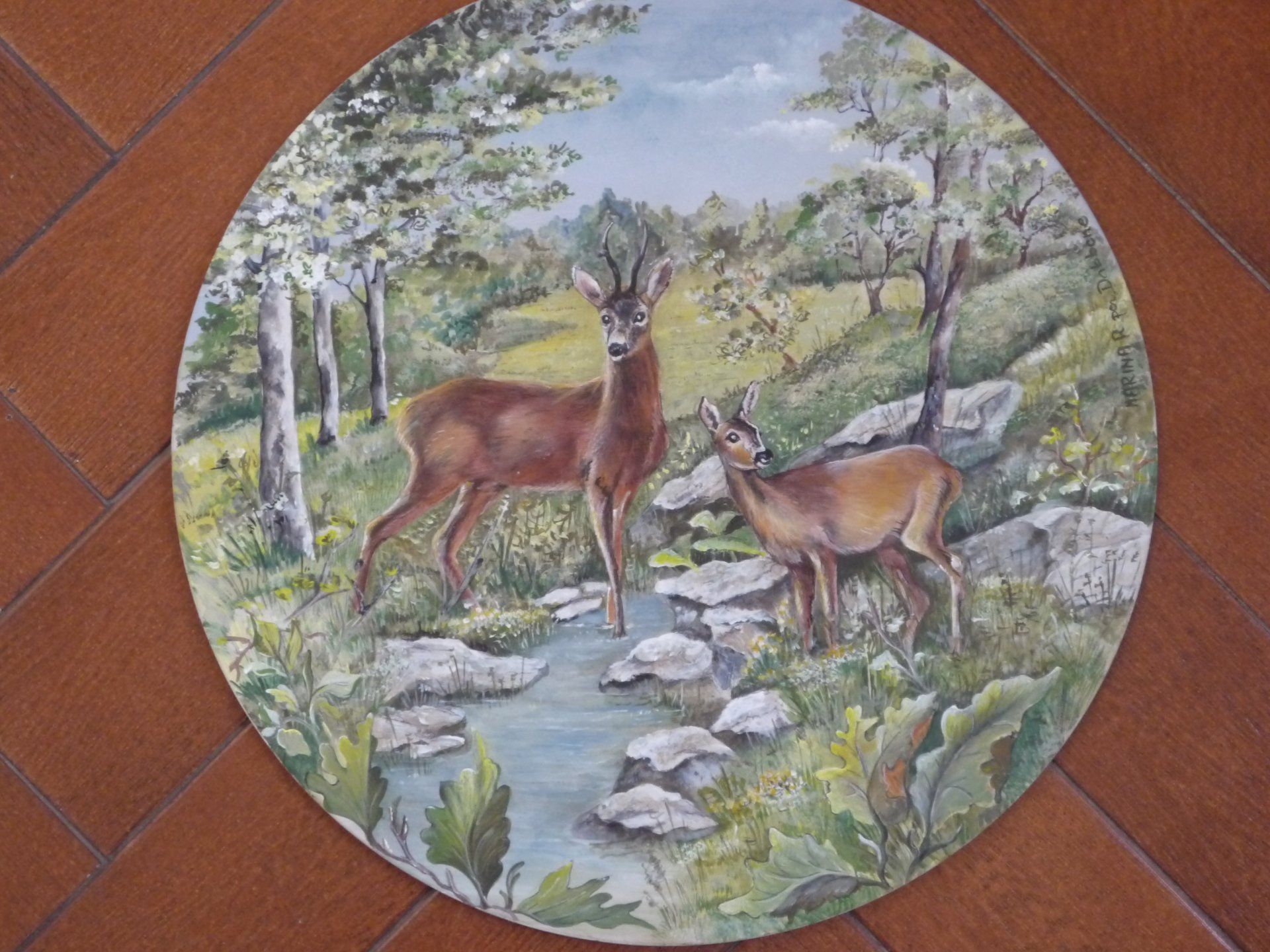 animali, cani, gatti, cavalli,  quadri, ritratti, dipinti, su misura, animali vestiti, oggetti, arredi, uova dipeinte, piatti, decorazioni, trompe, fiori, stencil, decoupage, carta, colla, matita, pennello, olio su tela , riviste, pubblicazioni, eventi, Marina Rigolone, artista, pittrice, decoratrice,