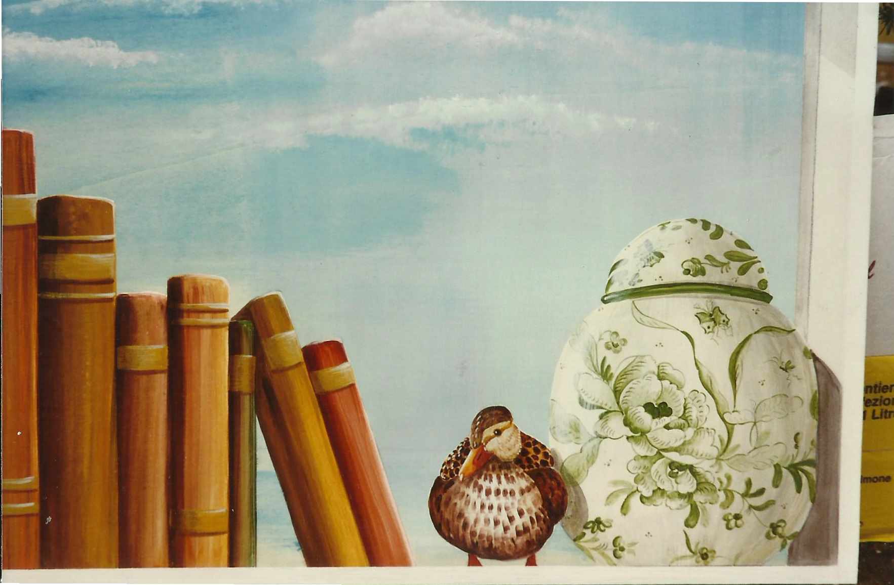 animali, cani, gatti, cavalli, quadri, ritratti, dipinti, su misura, animali vestiti, oggetti, arredi, uova dipeinte, piatti, decorazioni, trompe, fiori, stencil, decoupage, carta, colla, matita, pennello, olio su tela , riviste, pubblicazioni, eventi, Marina Rigolone, artista, pittrice, decoratrice,