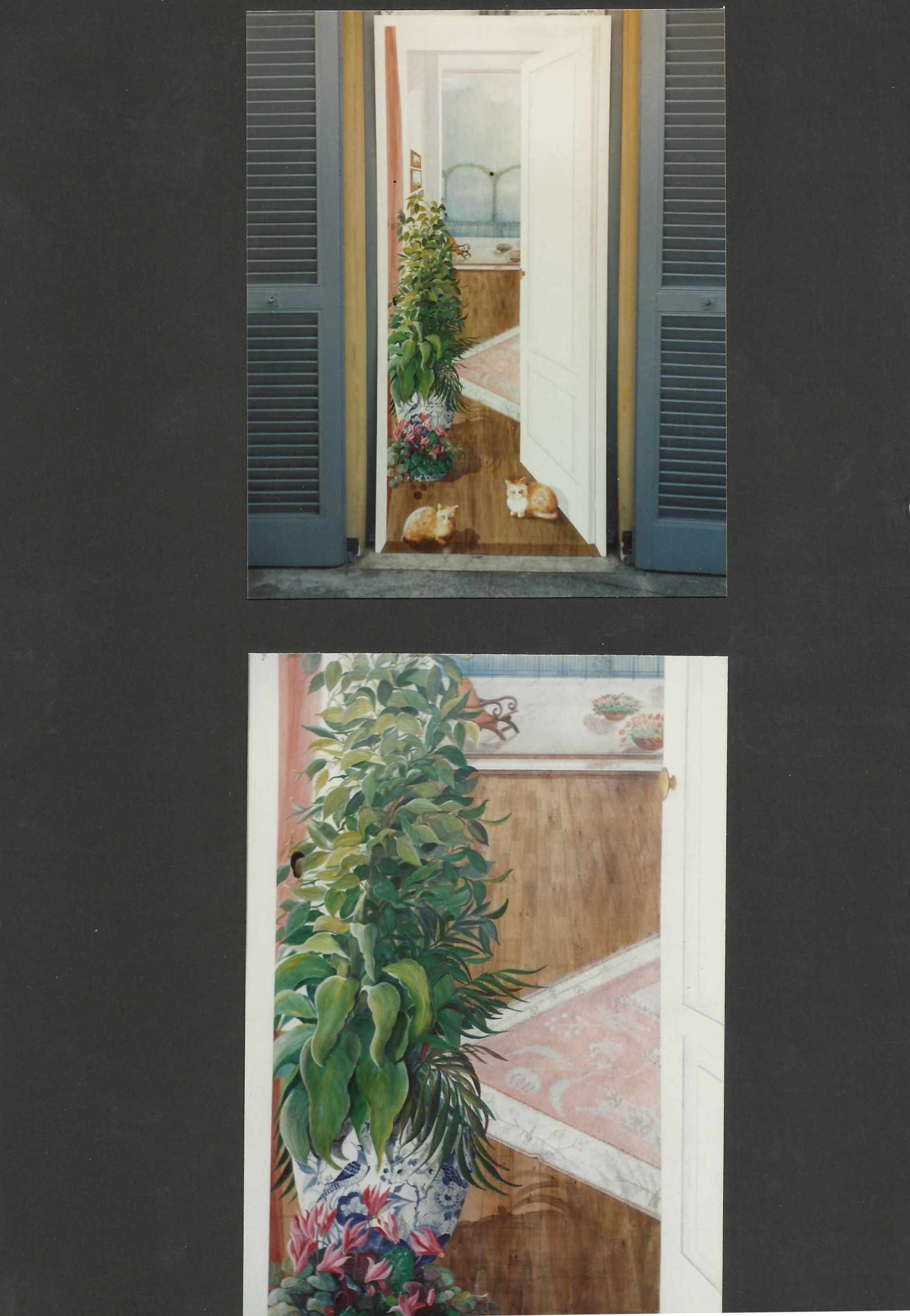 animali, cani, gatti, cavalli, quadri, ritratti, dipinti, su misura, animali vestiti, oggetti, arredi, uova dipeinte, piatti, decorazioni, trompe, fiori, stencil, decoupage, carta, colla, matita, pennello, olio su tela , riviste, pubblicazioni, eventi, Marina Rigolone, artista, pittrice, decoratrice,