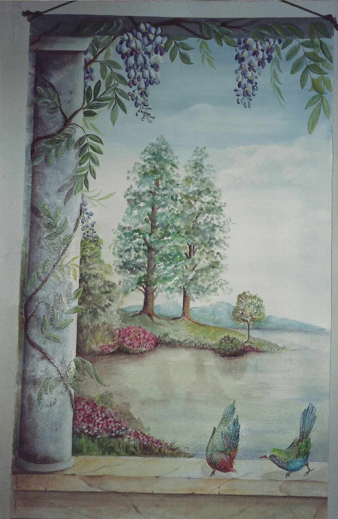 animali, cani, gatti, cavalli, quadri, ritratti, dipinti, su misura, animali vestiti, oggetti, arredi, uova dipeinte, piatti, decorazioni, trompe, fiori, stencil, decoupage, carta, colla, matita, pennello, olio su tela , riviste, pubblicazioni, eventi, Marina Rigolone, artista, pittrice, decoratrice,