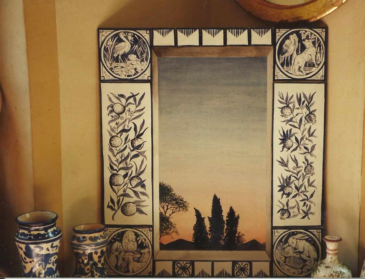 animali, cani, gatti, cavalli, quadri, ritratti, dipinti, su misura, animali vestiti, oggetti, arredi, uova dipeinte, piatti, decorazioni, trompe, fiori, stencil, decoupage, carta, colla, matita, pennello, olio su tela , riviste, pubblicazioni, eventi, Marina Rigolone, artista, pittrice, decoratrice,