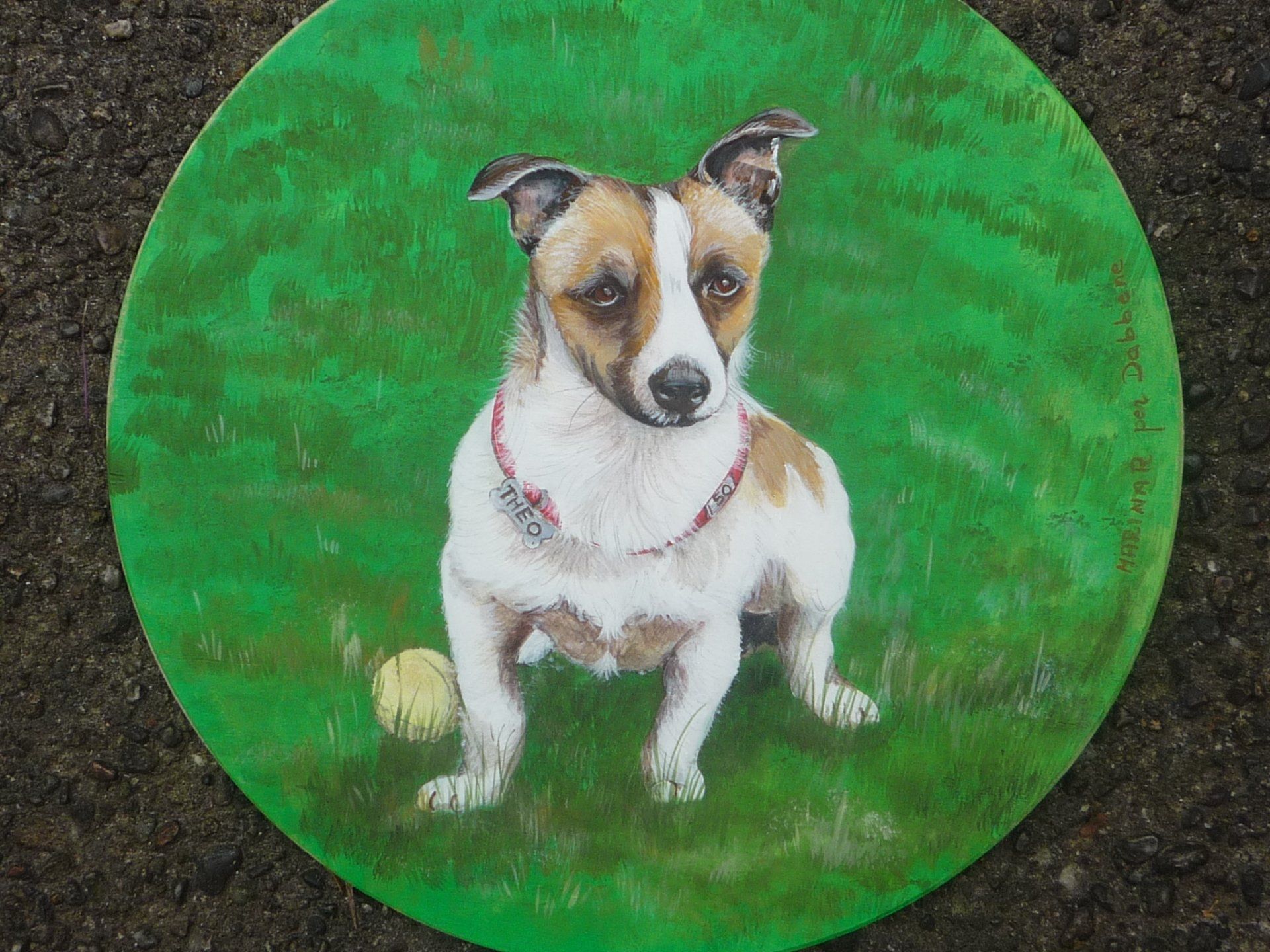 animali, cani, gatti, cavalli,  quadri, ritratti, dipinti, su misura, animali vestiti, oggetti, arredi, uova dipeinte, piatti, decorazioni, trompe, fiori, stencil, decoupage, carta, colla, matita, pennello, olio su tela , riviste, pubblicazioni, eventi, Marina Rigolone, artista, pittrice, decoratrice,