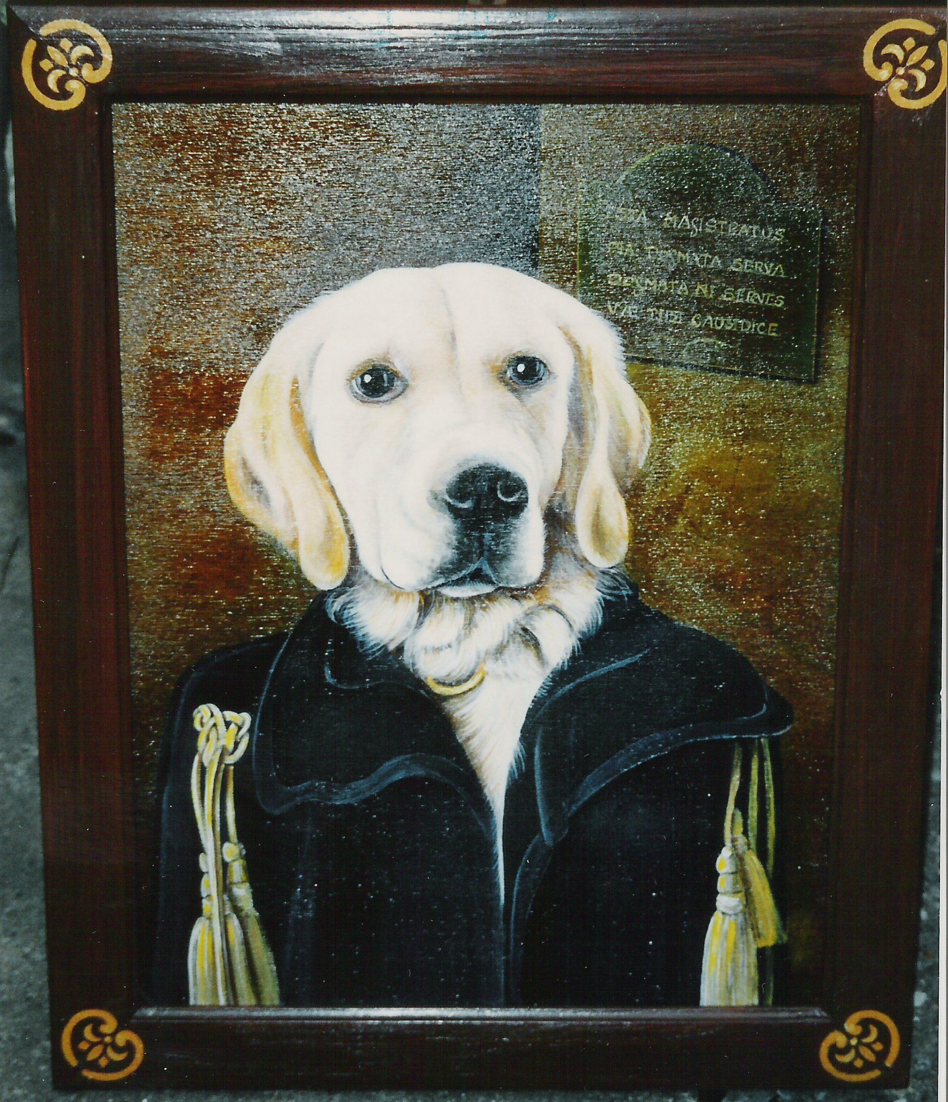 animali, cani, gatti, cavalli, quadri, ritratti, dipinti, su misura, animali vestiti, oggetti, arredi, uova dipeinte, piatti, decorazioni, trompe, fiori, stencil, decoupage, carta, colla, matita, pennello, olio su tela , riviste, pubblicazioni, eventi, Marina Rigolone, artista, pittrice, decoratrice,