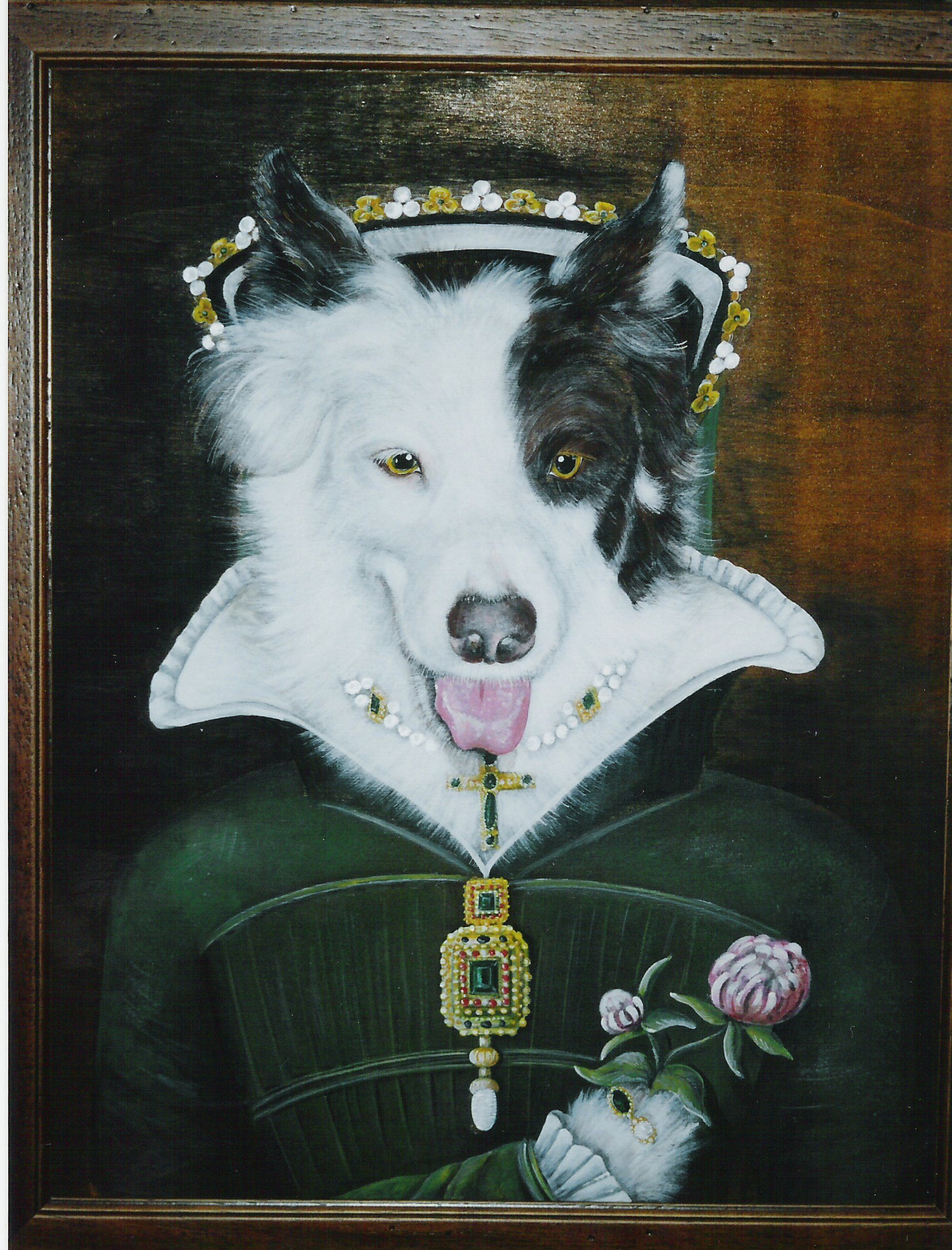 animali, cani, gatti, cavalli, quadri, ritratti, dipinti, su misura, animali vestiti, oggetti, arredi, uova dipeinte, piatti, decorazioni, trompe, fiori, stencil, decoupage, carta, colla, matita, pennello, olio su tela , riviste, pubblicazioni, eventi, Marina Rigolone, artista, pittrice, decoratrice,