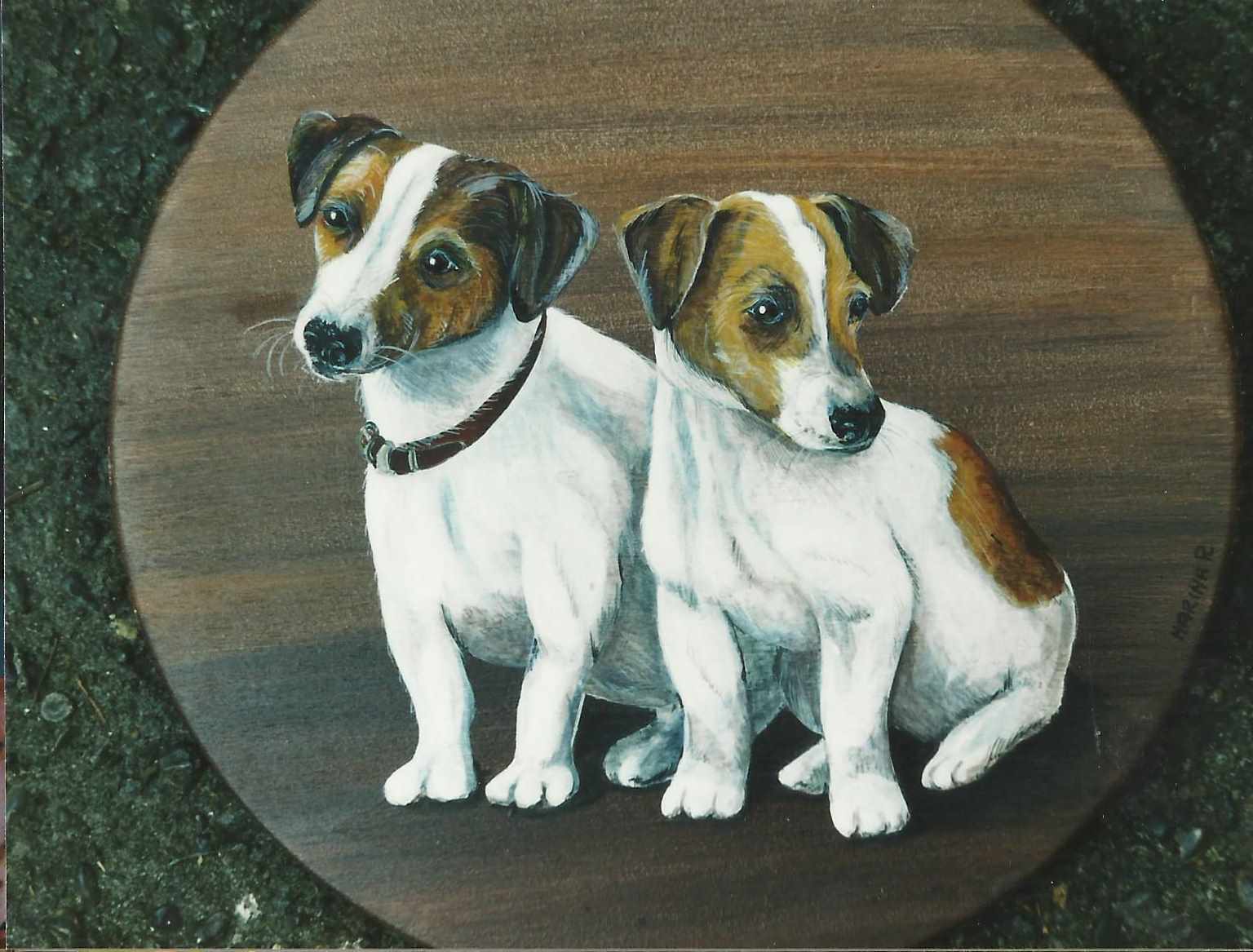 animali, cani, gatti, cavalli, quadri, ritratti, dipinti, su misura, animali vestiti, oggetti, arredi, uova dipeinte, piatti, decorazioni, trompe, fiori, stencil, decoupage, carta, colla, matita, pennello, olio su tela , riviste, pubblicazioni, eventi, Marina Rigolone, artista, pittrice, decoratrice,