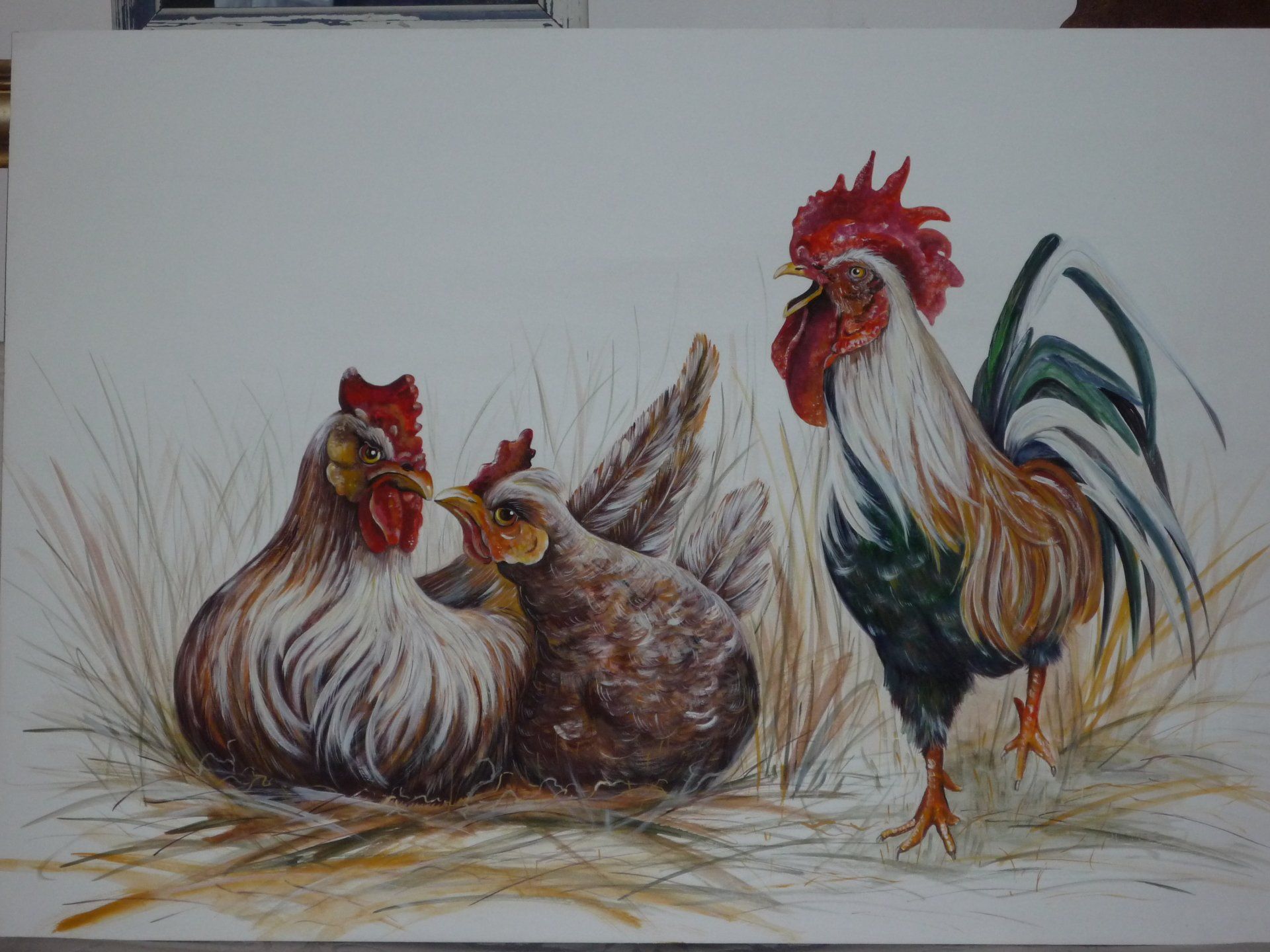 animali, cani, gatti, cavalli,  quadri, ritratti, dipinti, su misura, animali vestiti, oggetti, arredi, uova dipeinte, piatti, decorazioni, trompe, fiori, stencil, decoupage, carta, colla, matita, pennello, olio su tela , riviste, pubblicazioni, eventi, Marina Rigolone, artista, pittrice, decoratrice,