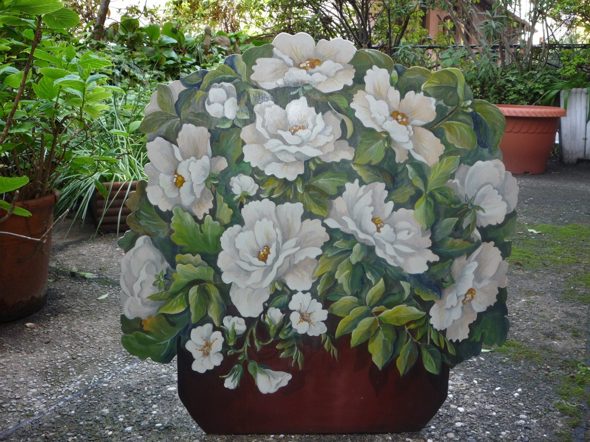 animali, cani, gatti, cavalli,  quadri, ritratti, dipinti, su misura, animali vestiti, oggetti, arredi, uova dipeinte, piatti, decorazioni, trompe, fiori, stencil, decoupage, carta, colla, matita, pennello, olio su tela , riviste, pubblicazioni, eventi, Marina Rigolone, artista, pittrice, decoratrice,