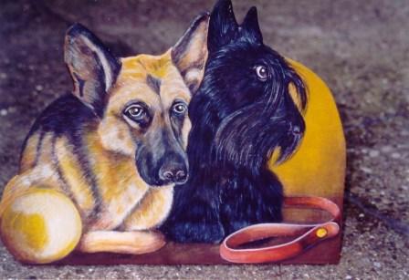 animali, cani, gatti, cavalli, quadri, ritratti, dipinti, su misura, animali vestiti, oggetti, arredi, uova dipeinte, piatti, decorazioni, trompe, fiori, stencil, decoupage, carta, colla, matita, pennello, olio su tela , riviste, pubblicazioni, eventi, Marina Rigolone, artista, pittrice, decoratrice,