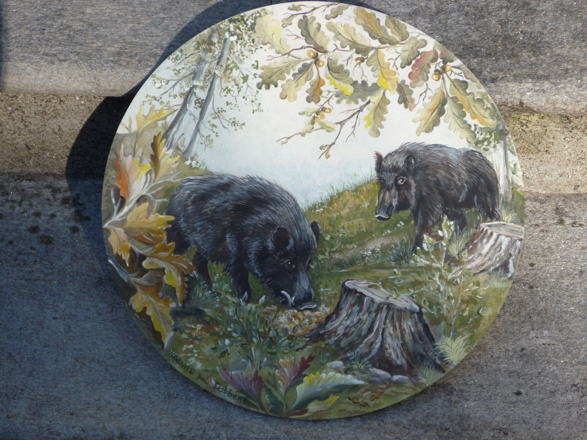 animali, cani, gatti, cavalli,  quadri, ritratti, dipinti, su misura, animali vestiti, oggetti, arredi, uova dipeinte, piatti, decorazioni, trompe, fiori, stencil, decoupage, carta, colla, matita, pennello, olio su tela , riviste, pubblicazioni, eventi, Marina Rigolone, artista, pittrice, decoratrice,