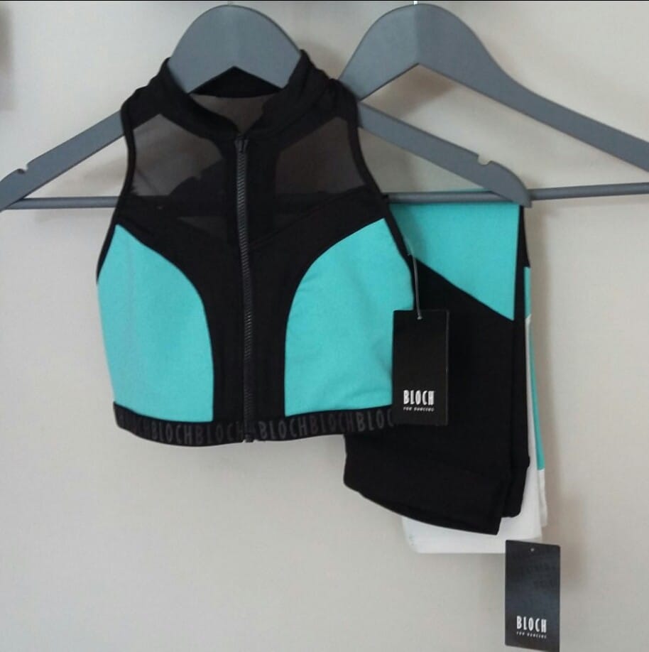 Color Block Crop Top & Pants