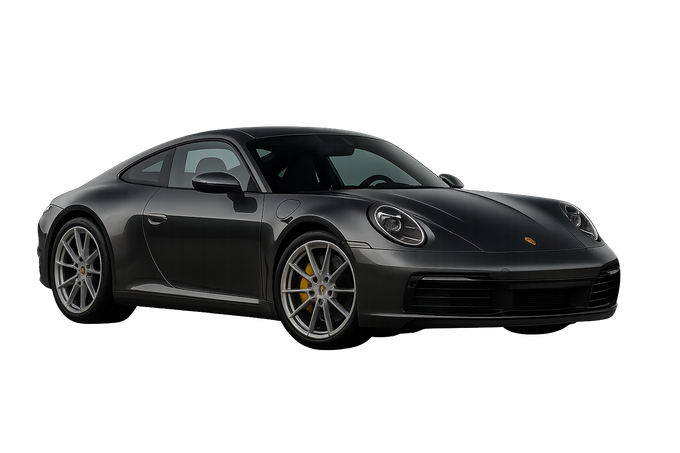 Porsche in secure Grand Haven car storage facility