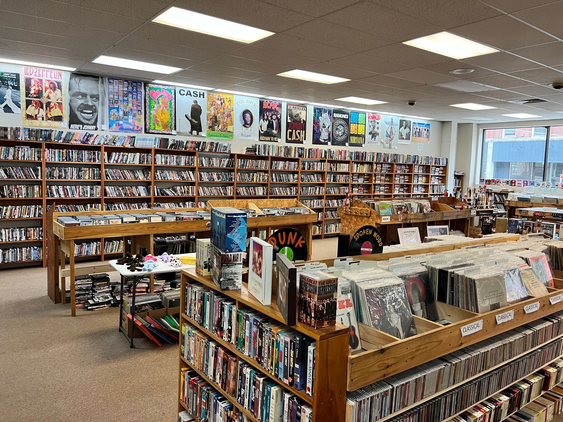 The Record Connection store display photo