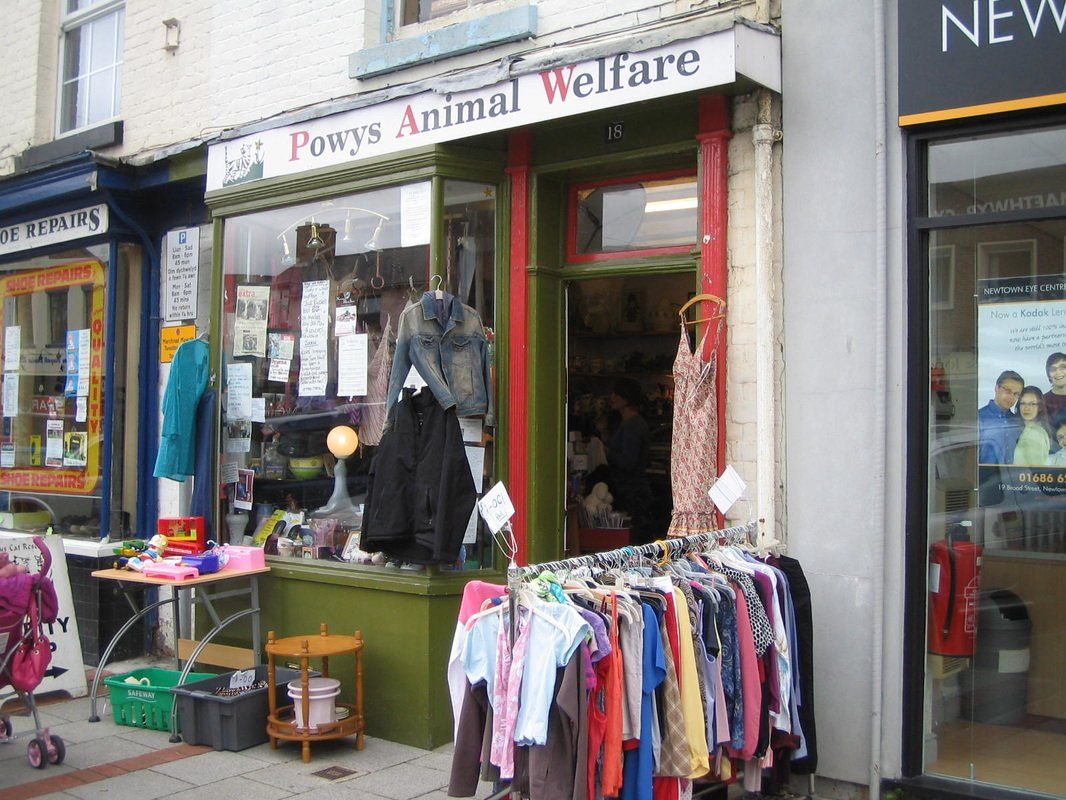 charity shop front